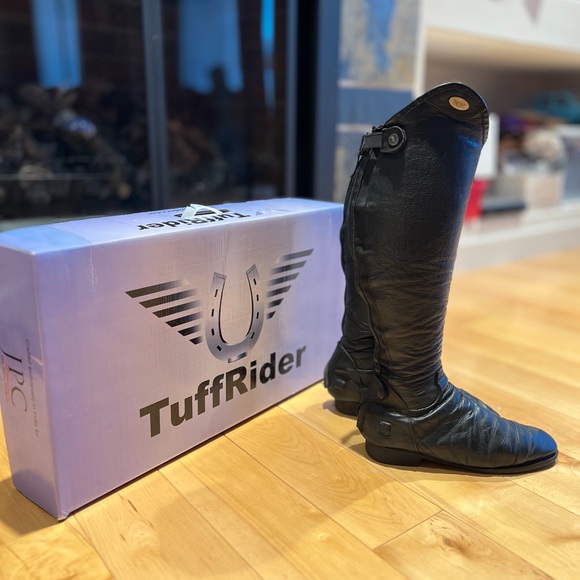 TuffRider Women's Black Riding Boots - Picture 4 of 5